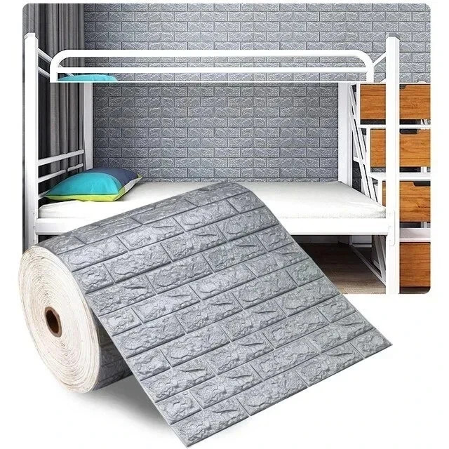 3D Foam Brick Self Adhesive Wallpaper Waterproof Wall Stickers Home Decor