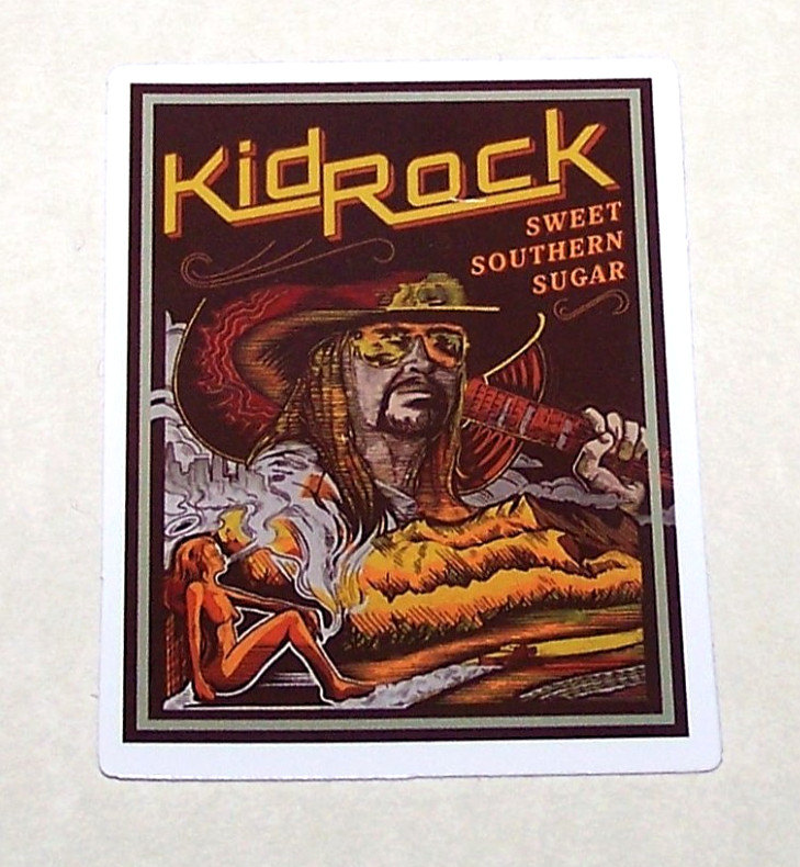 KID ROCK – Die Cut Sticker Decal Band Rock Music Sweet Southern Sugar Bob