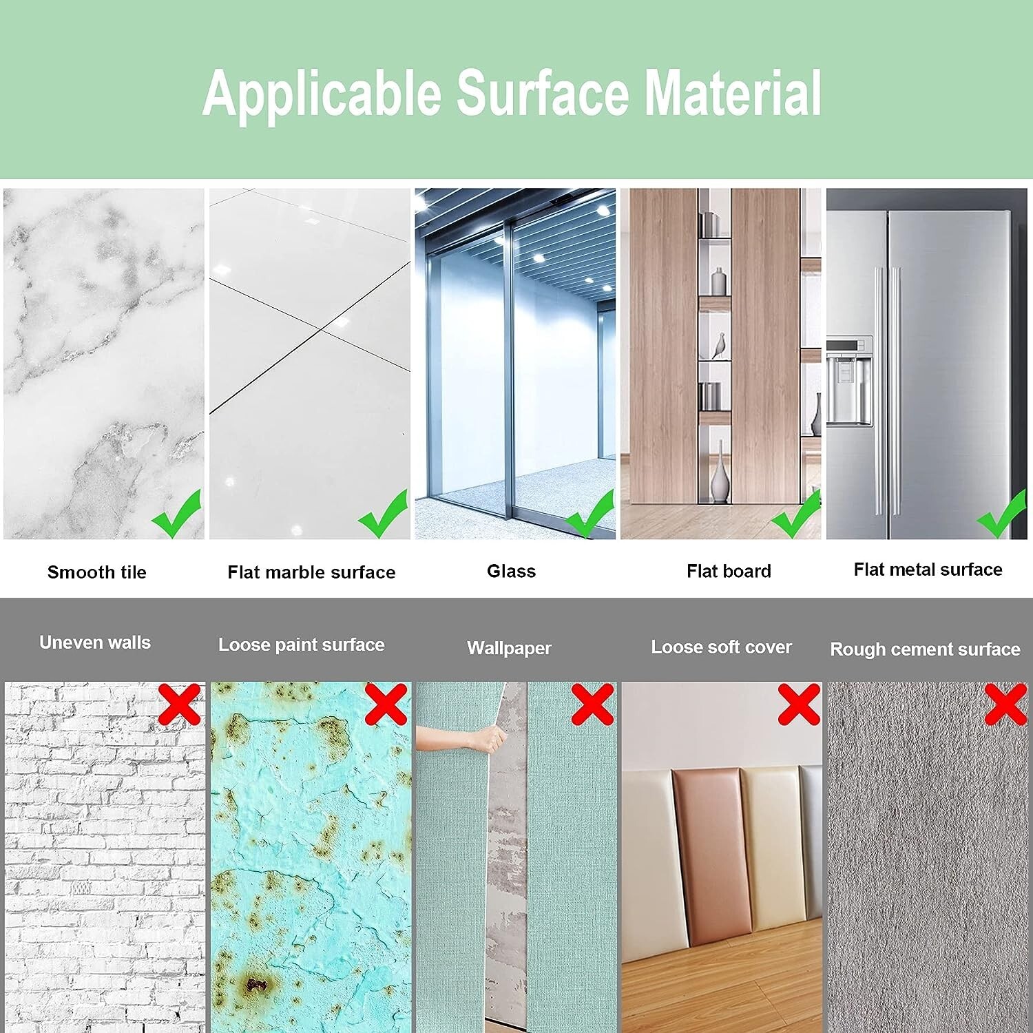 Self Adhesive Acrylic Mirror Tiles – Frameless, 2MM Thick – 4 Pack 8×8 Inches