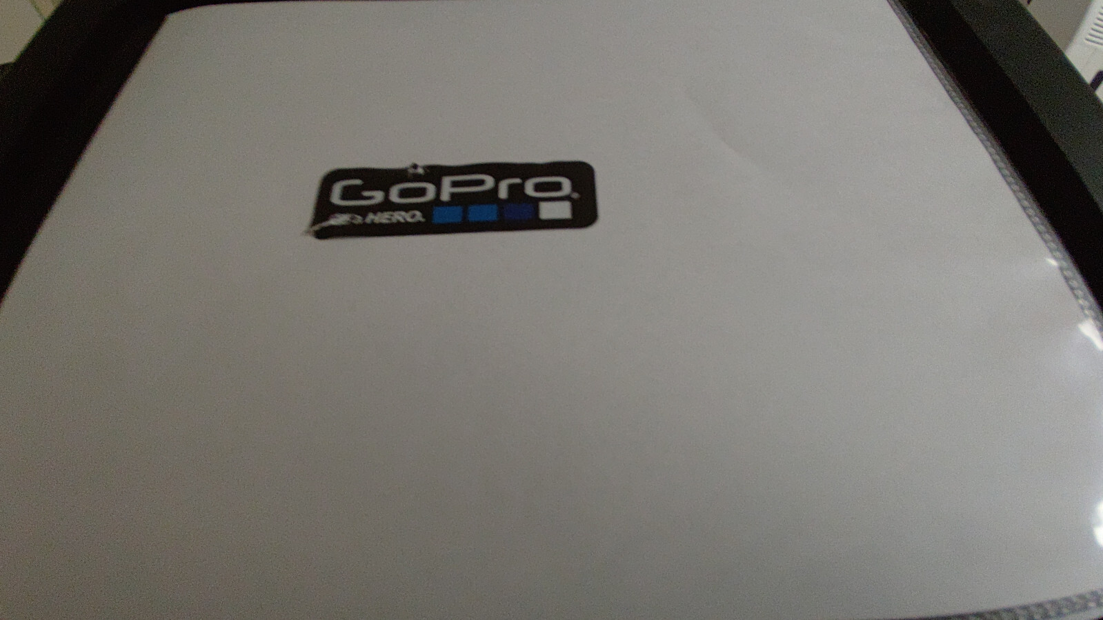 Rectangular 'GoPro- Be a Hero' Sticker
