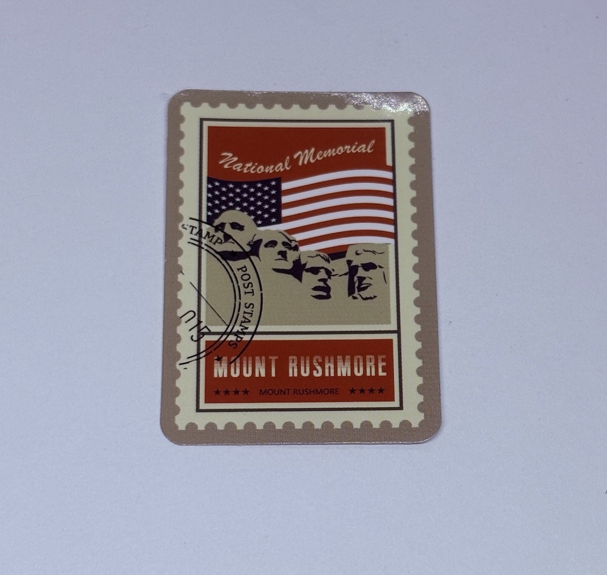 Mount Rushmore Postage Stamp Novelty Sticker Vinyl Decal Travel Cool Art Tc9