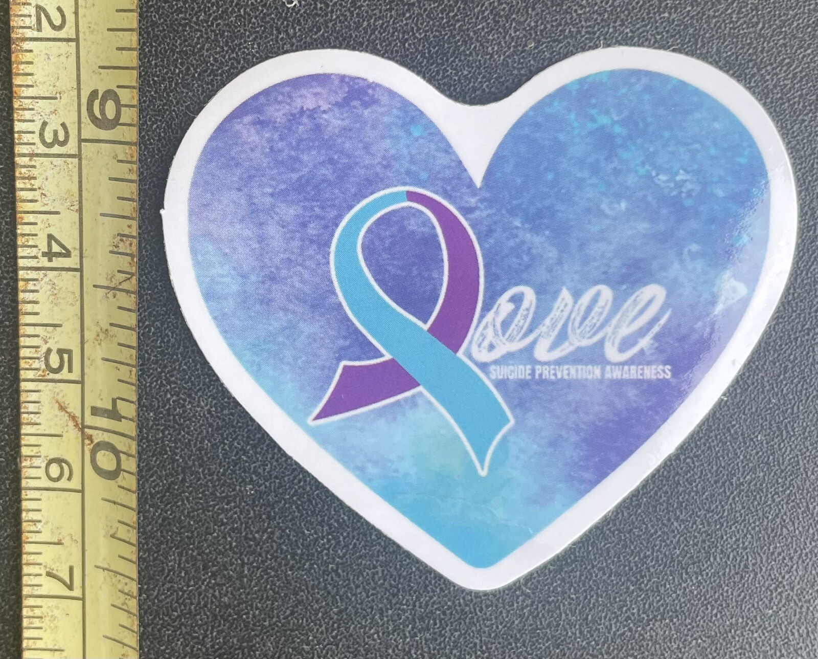 20 Suicide Prevention Awareness Stickers Purple Teal As Shown