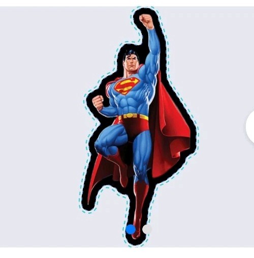 DC SUPERMAN STICKER X VYNIL HIGH GLOSS DIE CUT STICKER X 3.5X2 INCHES STICKER X
