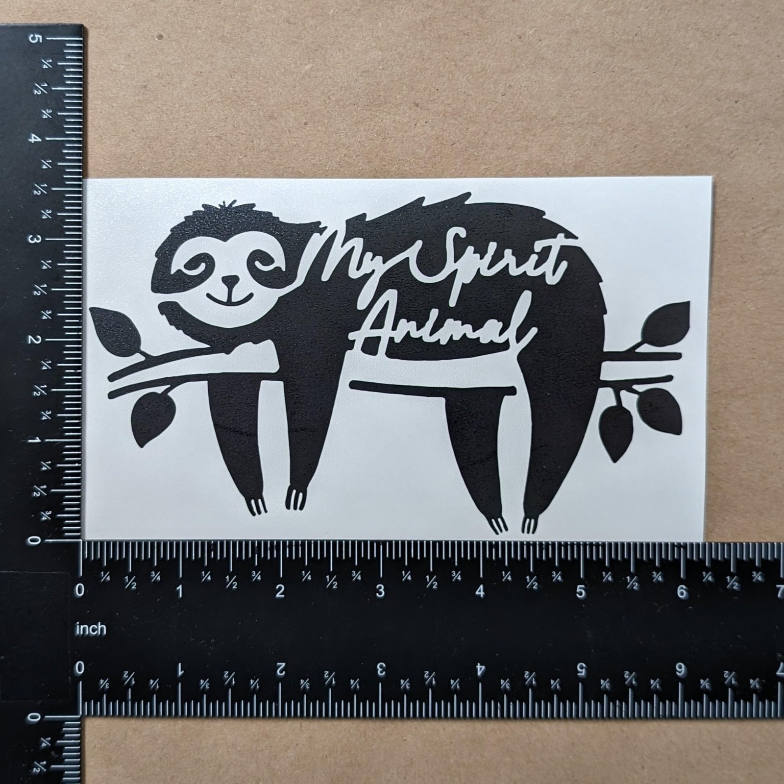 Sloth Decal Set – 4 Pack, My Spirit Animal, Live Slow, Namaste, Smiling Stickers