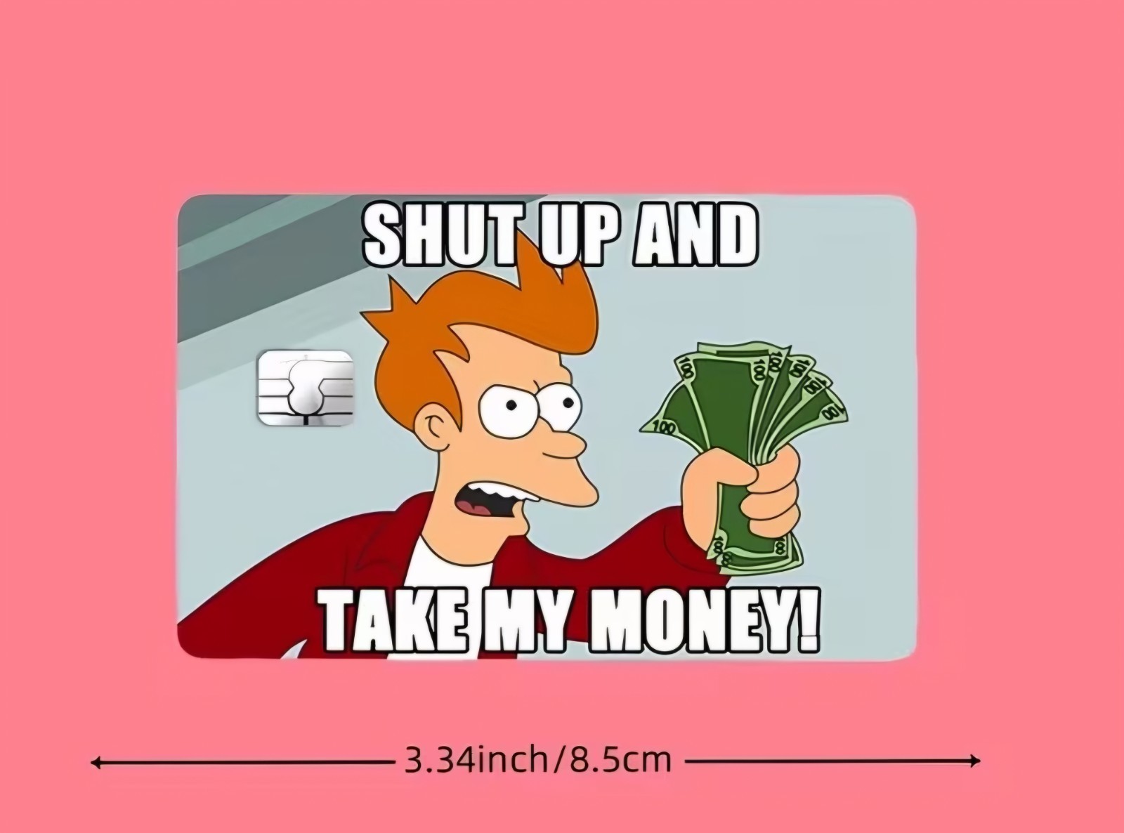 Shut Up and Take My Money Credit Card Skin Sticker Free Shipping US Seller