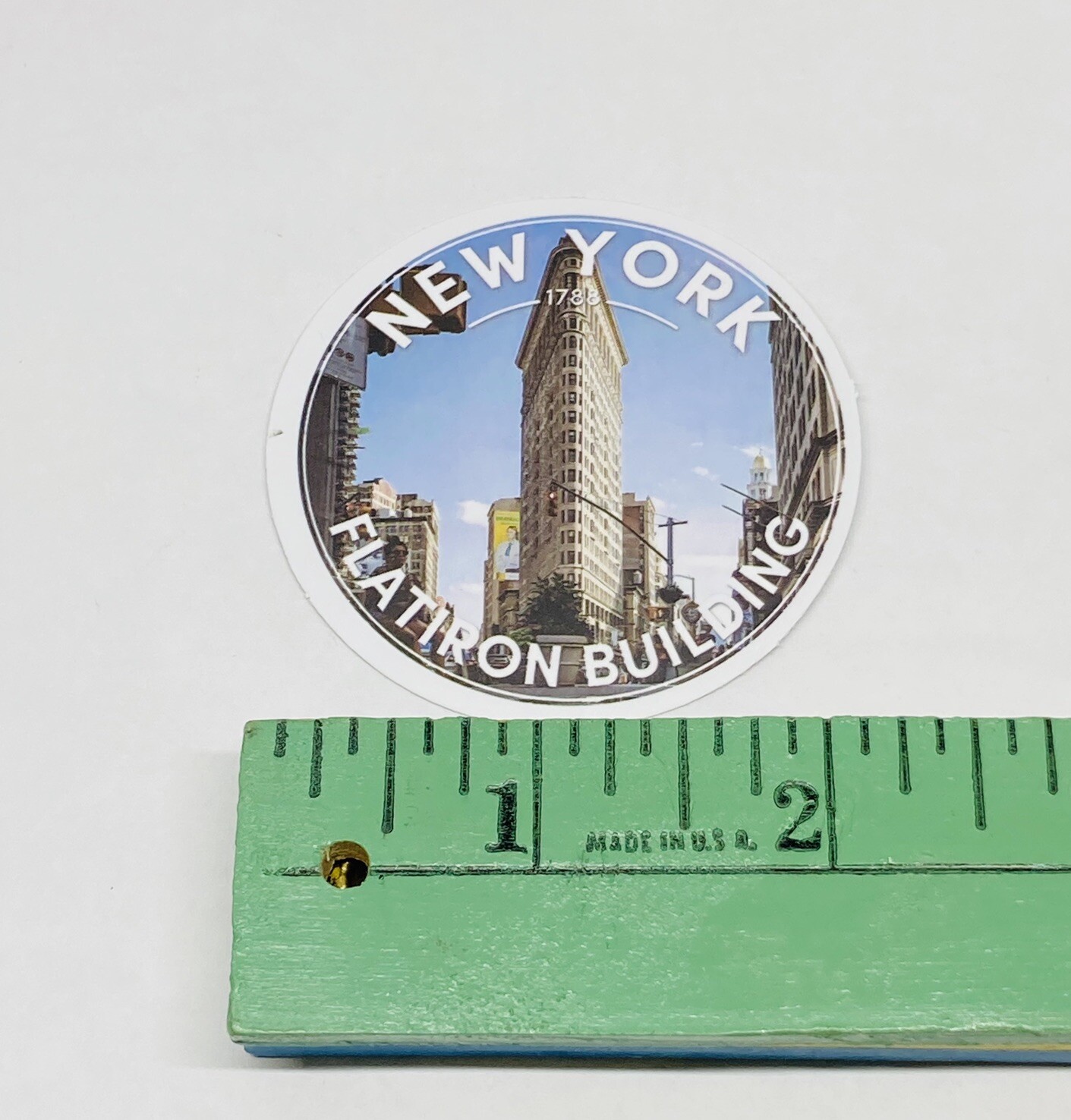 Flatiron Building Sticker New York Travel City Tour Art Decal Vinyl Souvenir Tc6