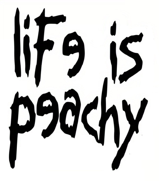 Korn Life is Peachy Vinyl Decal