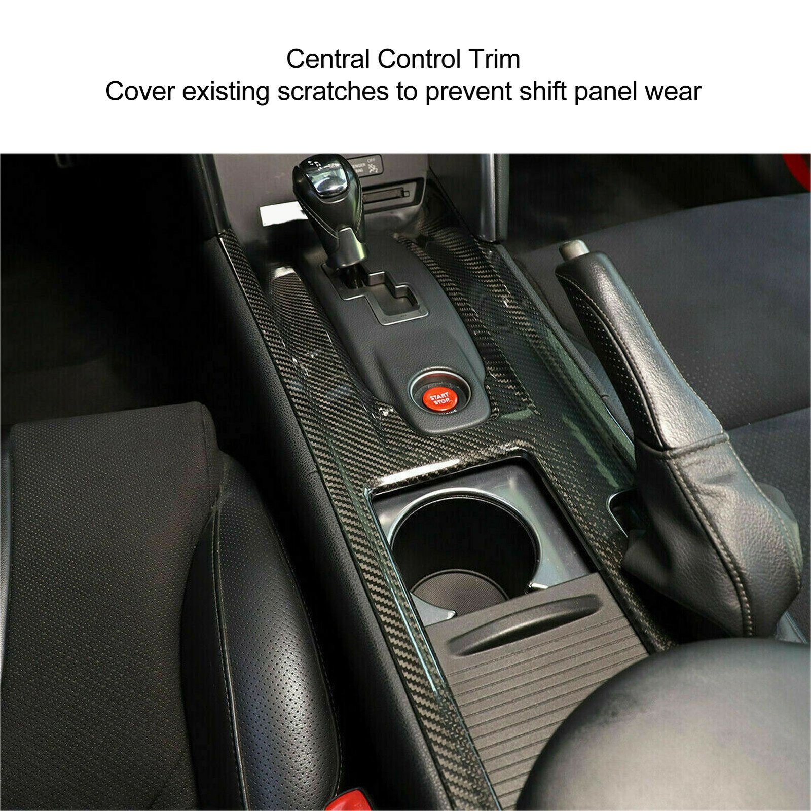 Carbon Fiber Central Control Trim For GTR R35 Scratch Protection ZZGE
