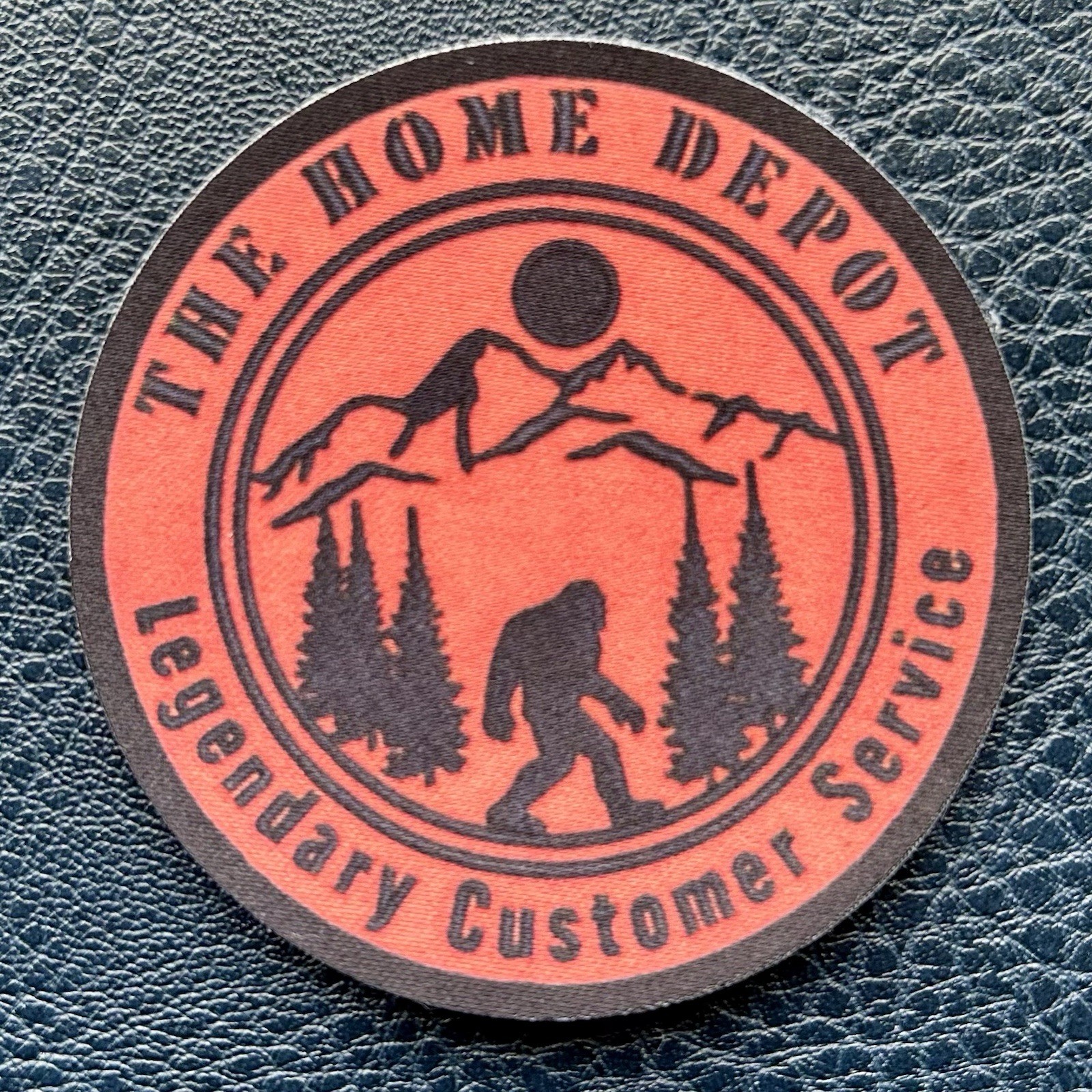 Home Depot Badge Bigfoot Award Legendary Customer Service Expert Award Patch