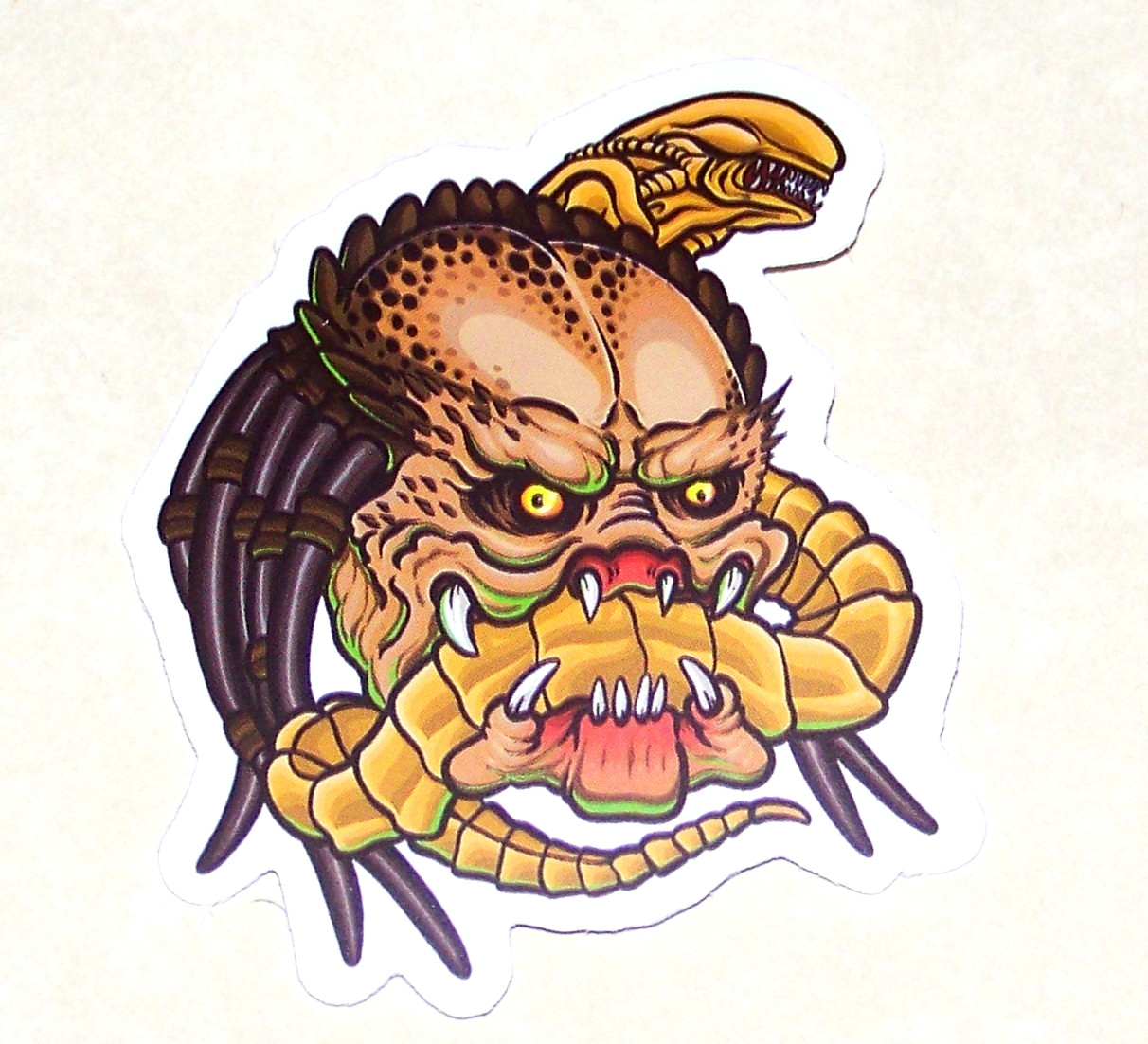 AVP Alien vs Predator Cut Sticker Decal Movie Action Sci-Fi Horror Film