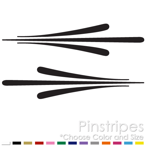 PINSTRIPE SET CHOPPER BIKE FENDER TANK CAR WINDOW VINYL DECAL STICKER (PS-19)