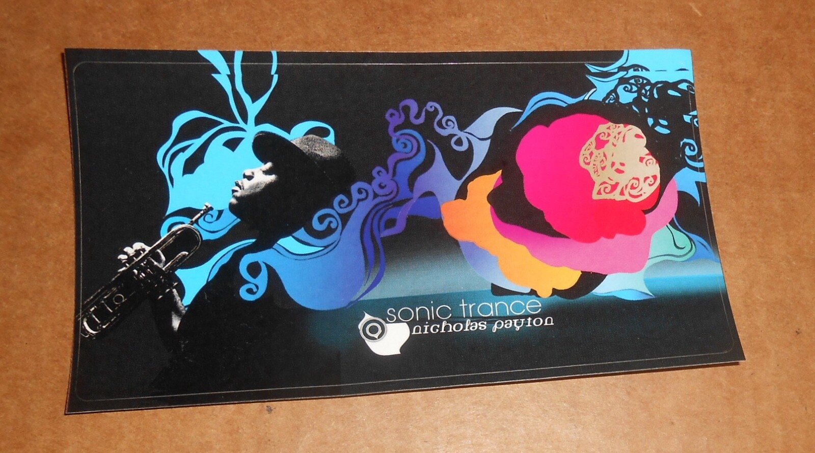 Nicholas Payton Sonic Trance Sticker Promo 6×3.5 Jazz