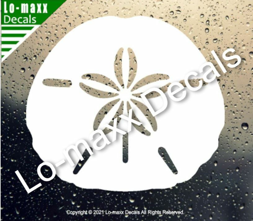 Sand Dollar Sea Life Seashore Ocean Beach Original Design Die Cut Vinyl Decal