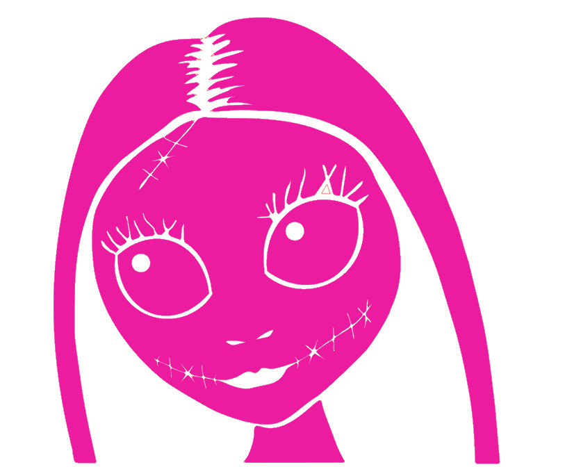 SALLY SKELLINGTON, NIGHTMARE JACK Decal Sticker for Car, Window, Laptop, Tumbler