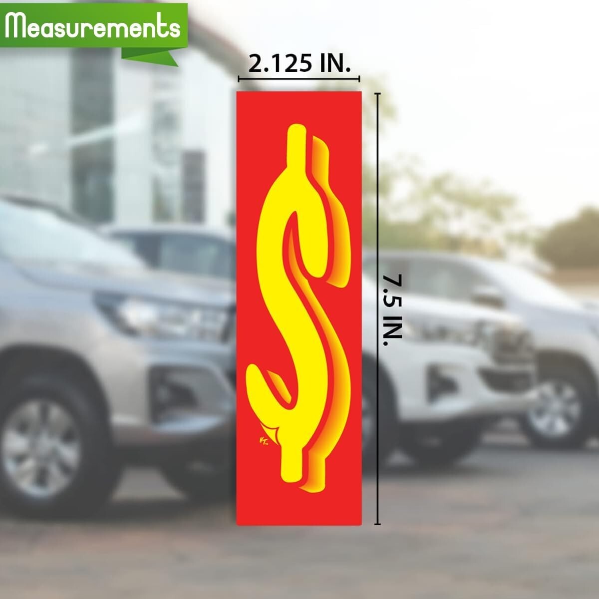 Vinyl Number and Slogans Decals Car Lot Windshield Pricing Stickers