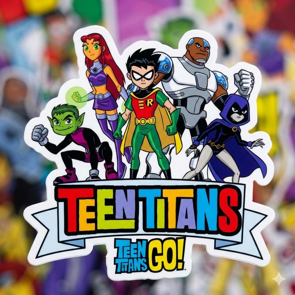 Teen Titans Go Sticker Decal Phone Laptop