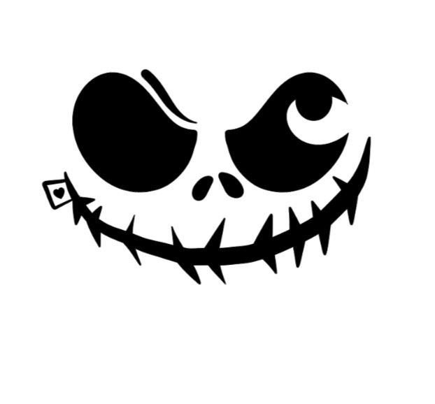Pumpkin Jack Face Jack O Lantern Vinyl Decal Sticker Car Truck Halloween Scary