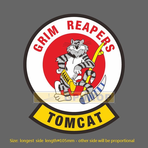 F-14 VF-101 TOMCAT Vinyl Sticker luggage laptop skateboard car Sticker