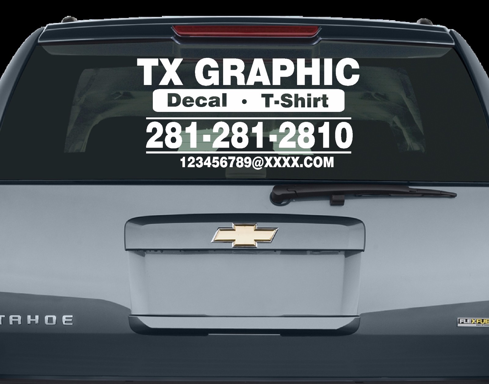 CUSTOM VINYL DECAL STICKER CALCOMANIA SIGN BUSINESS TRUCK CAR DOOR WINDOW