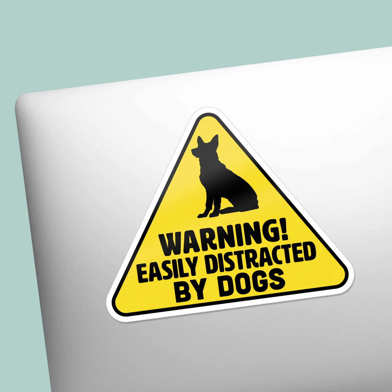 Easily Distracted by Dogs Sticker