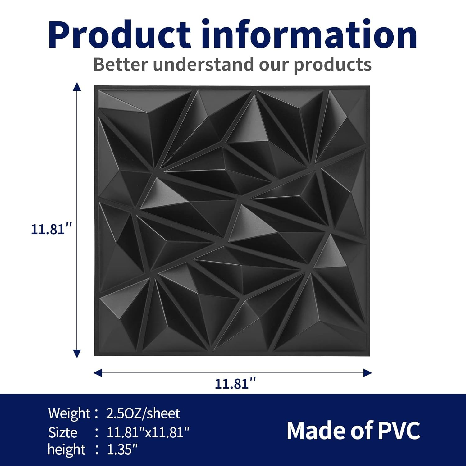 Art3Dwallpanels 33 Pack 3D Wall Panel for Interior Wall Decor, PVC Textured Wall