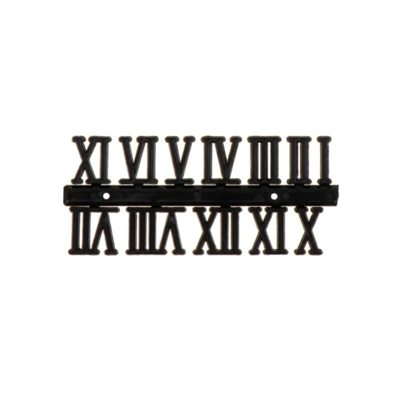 Clock Numerals Set Arabic Roman Number DIY Digital Clock Numbers for Replacement