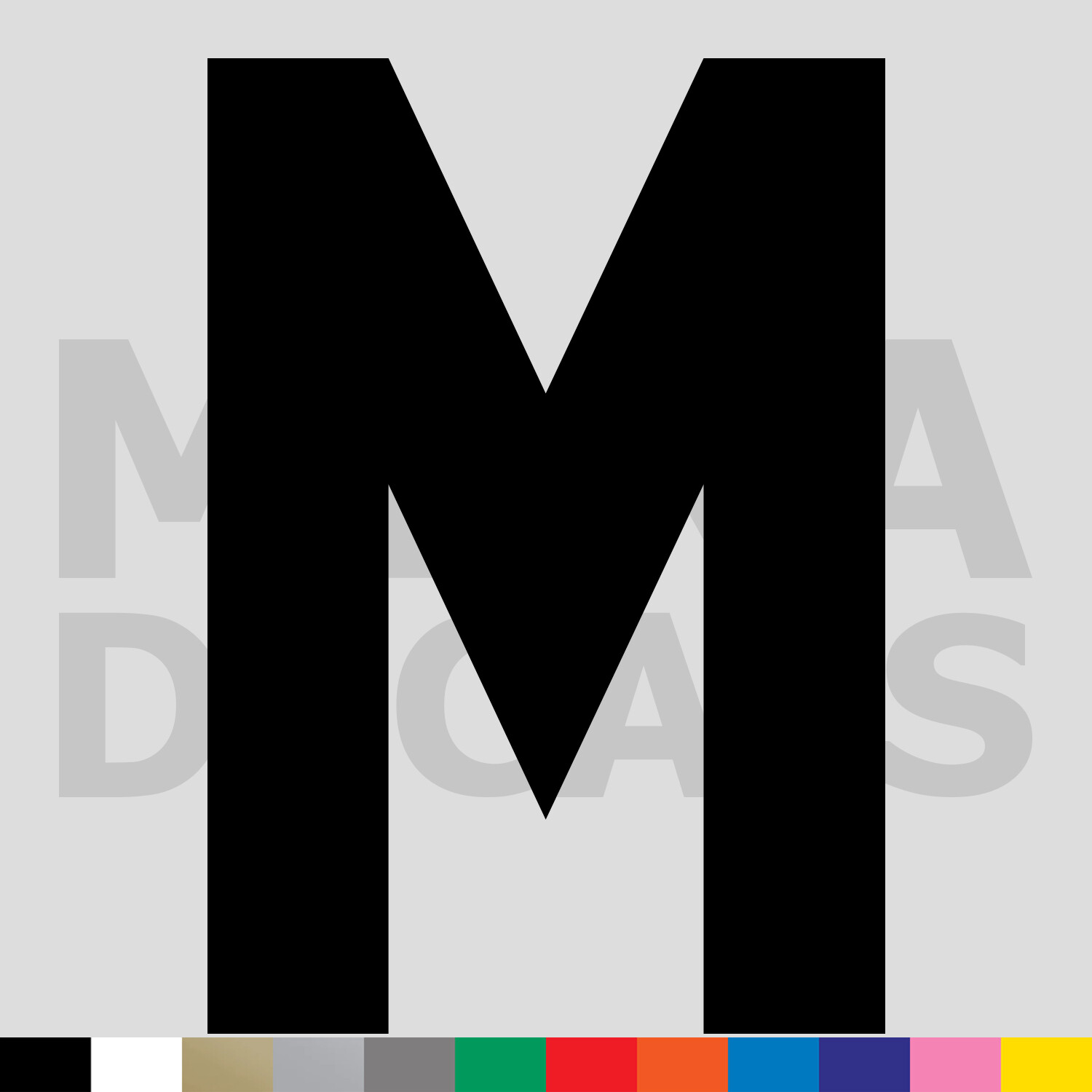 Jersey Letter M Vinyl Die Cut Decal Sticker – Sport Athlete Alphabet Text