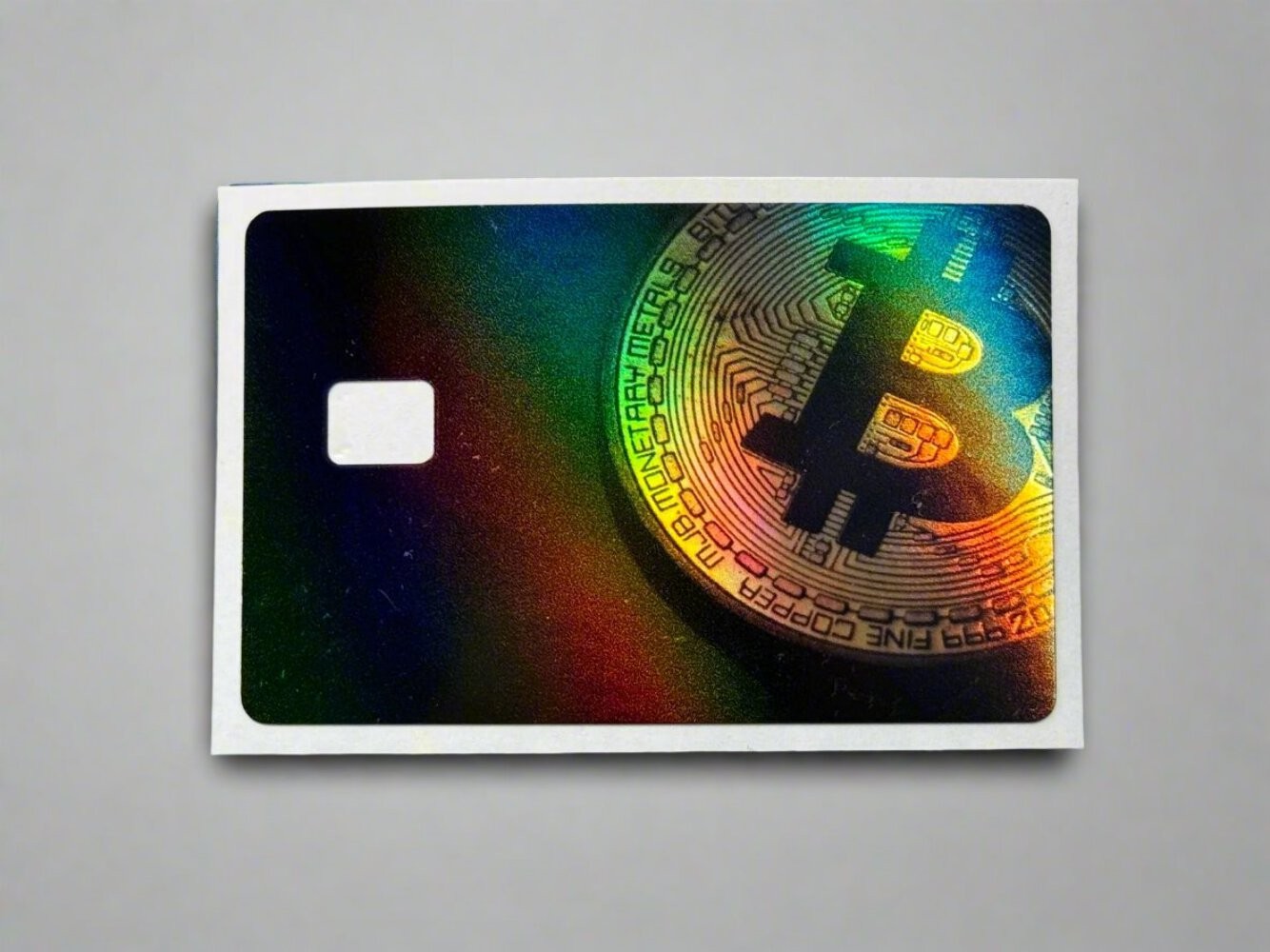 BitCoin Credit Card Skin, Debit Card Covering