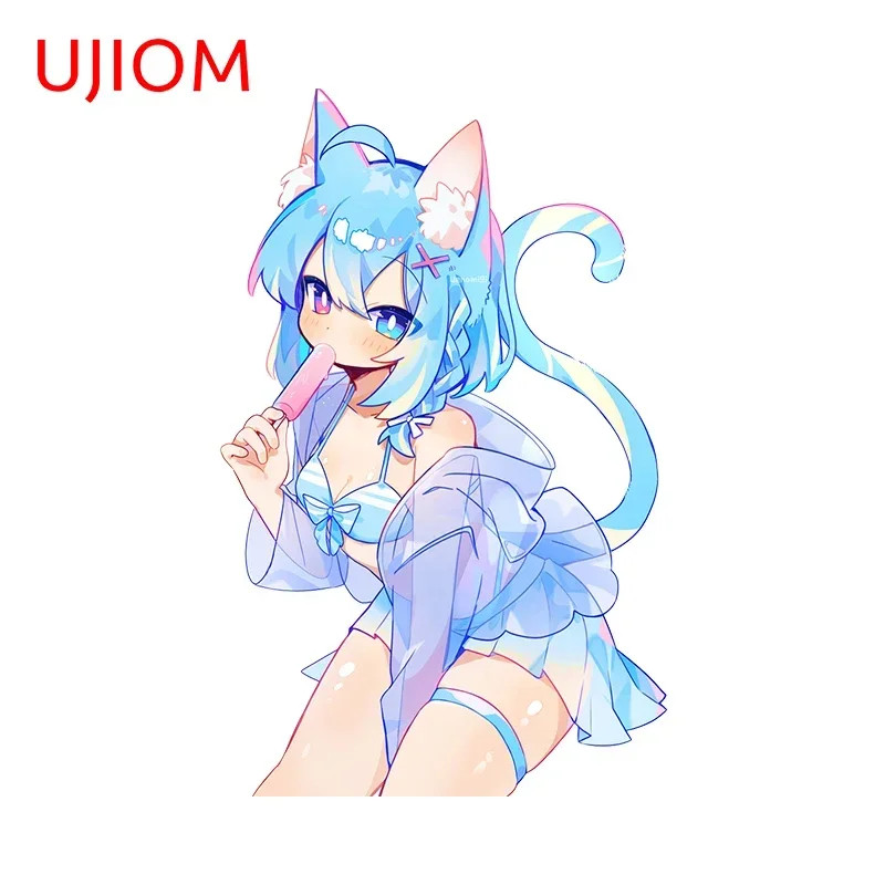 UJIOM Cool Furry Girl Cute Wall Sticker Personality Baby Nursery Room Wallpapers