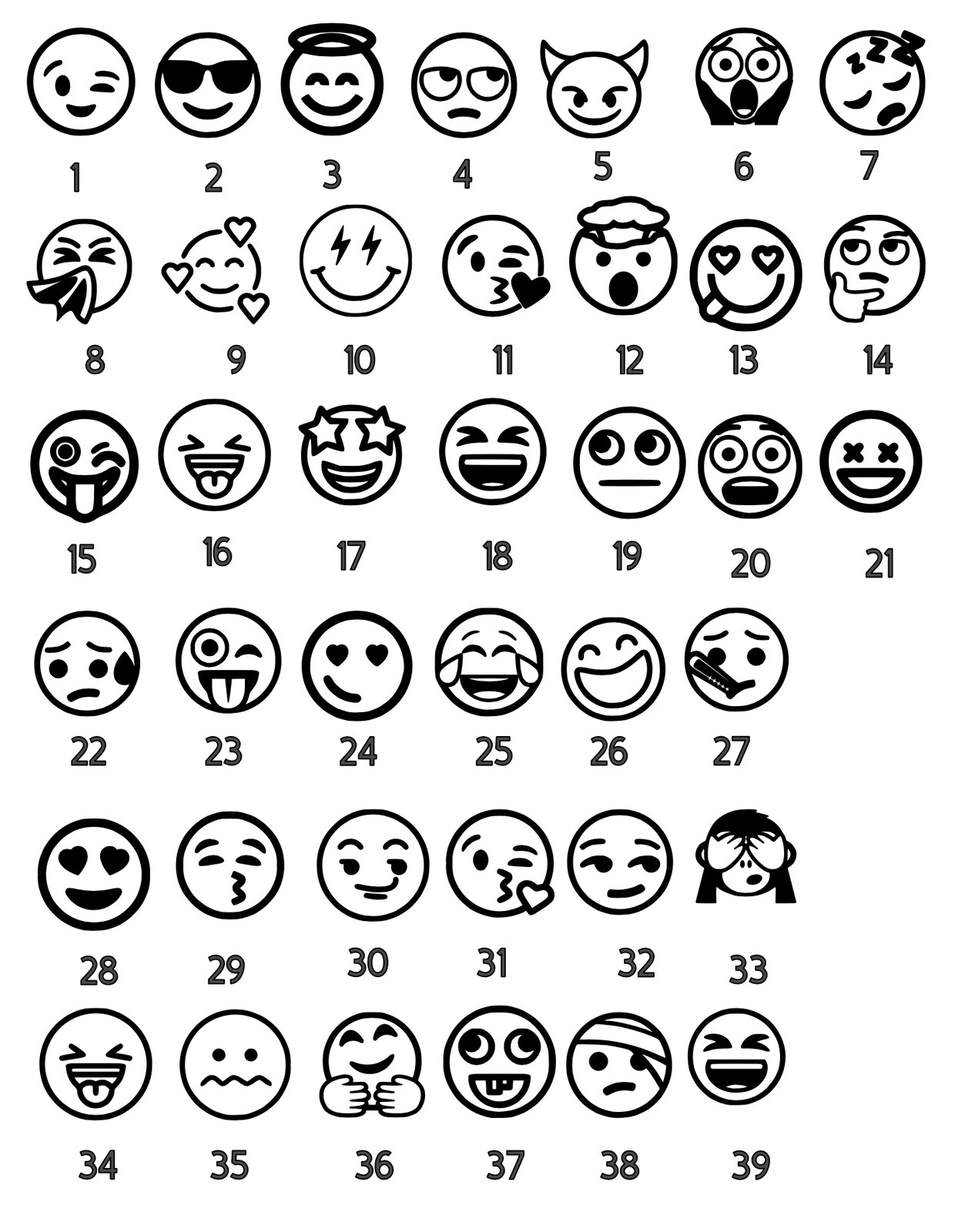 Emoji Vinyl Decal (read description)