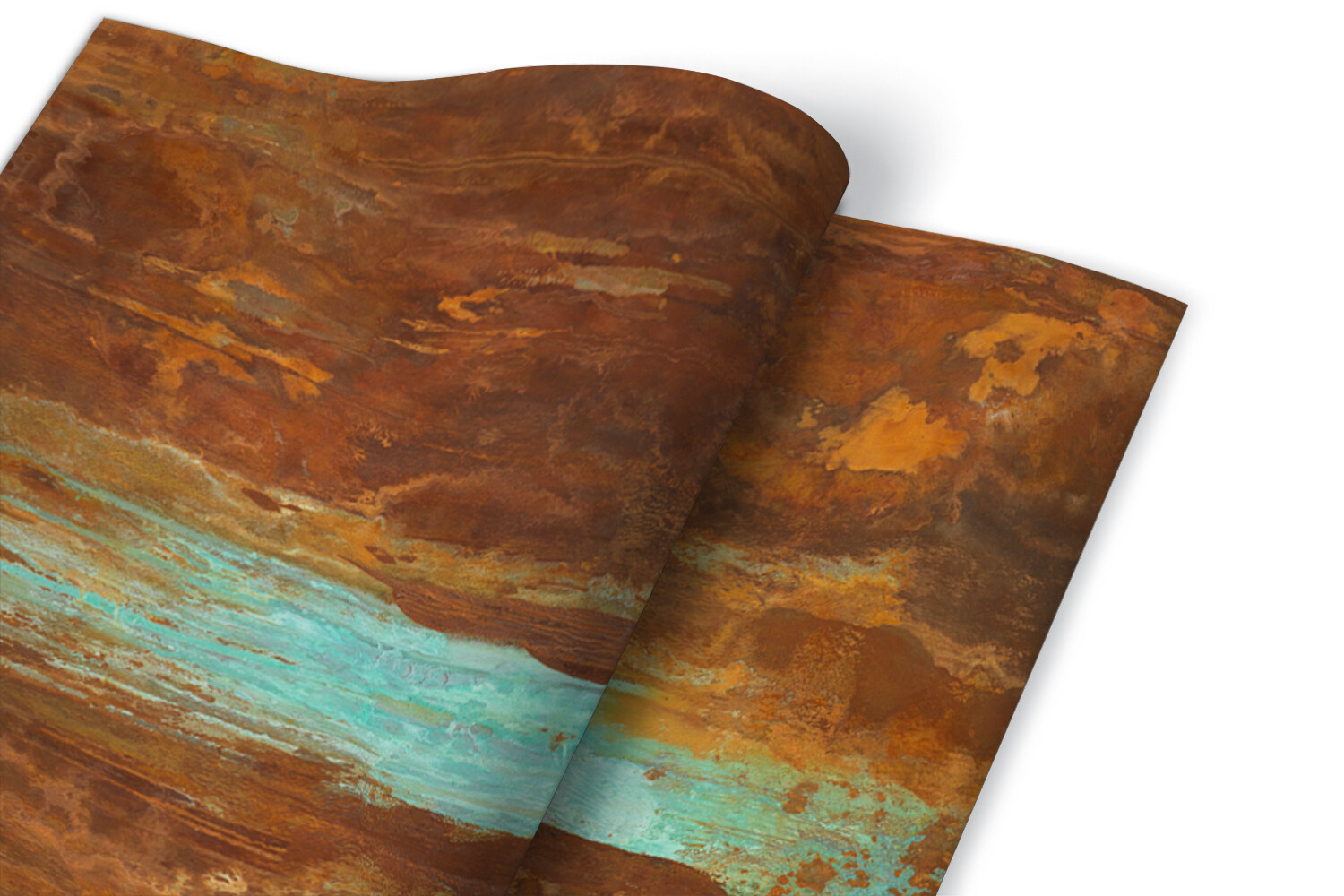 Wall Door Furniture Adhesive Decorative Sticker Decal Old rusted sheet 100×50