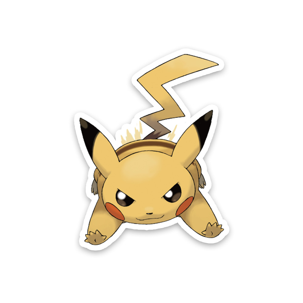 Pikachu Sticker 4 Inch Vinyl Decal Retro Vintage Gaming Pokemon