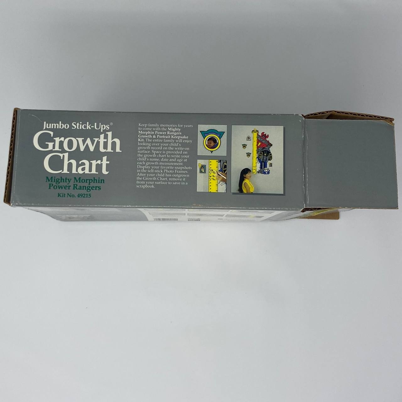 RARE VINTAGE – 1994 MIGHTY MORPHING POWER RANGERS JUMBO STICK-UPS GROWTH CHART