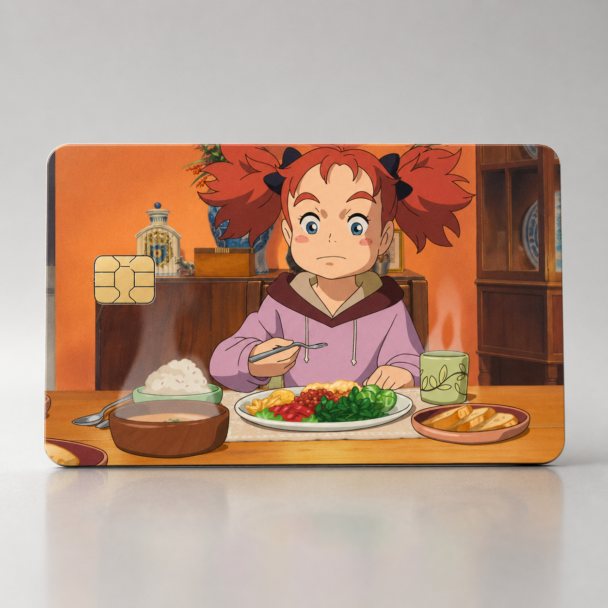 Mary Smith's Dinner | Mary & Witch's Flower Ghibli Credit Card Skin