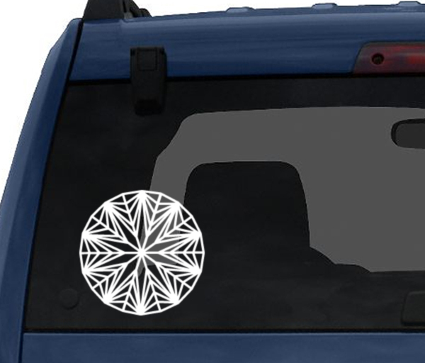 Diamond Design #1 – Jewellery Decoration Mineral Fractal -Car Tablet Vinyl Decal