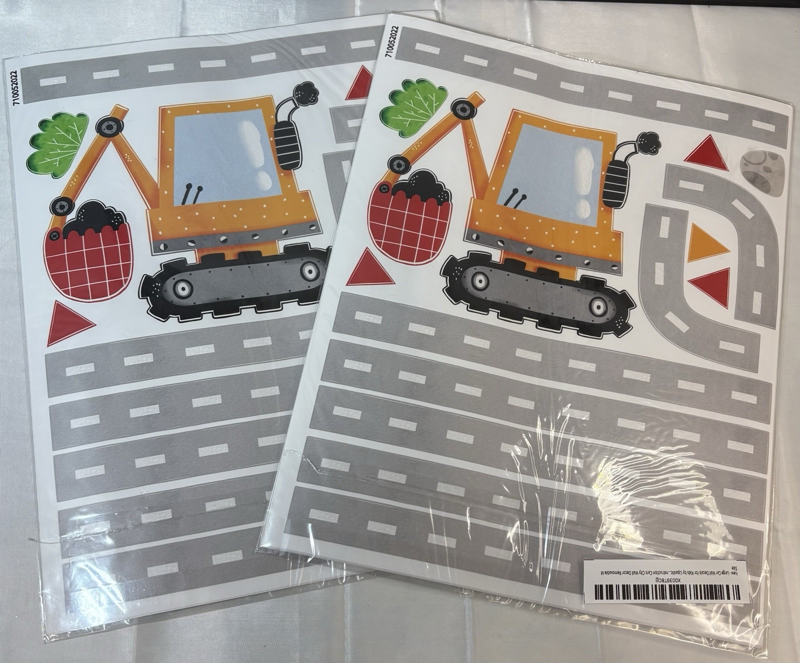 Construction Cars Wall Decals Trucks Tractor Vehicles Removeable Wall Stickers