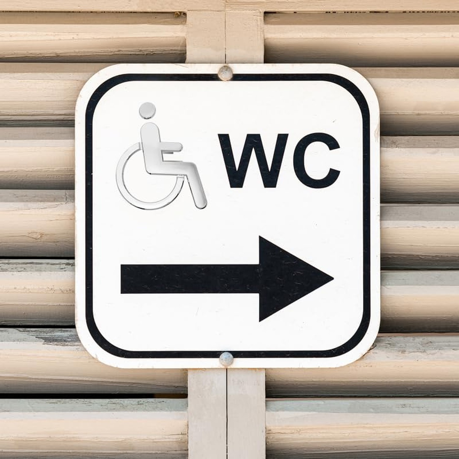 1Pcs Public Toilet Signs WC Wall Stickers Decals Toilet Door Signs Restroom W…