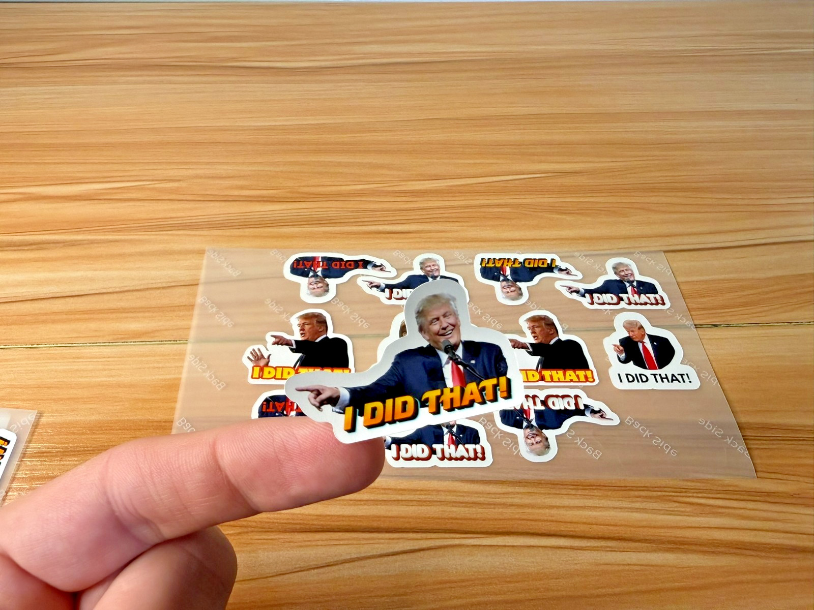Trump I DID THAT Stickers 50 Pack Waterproof Political Anti Trump Decals 1.5"