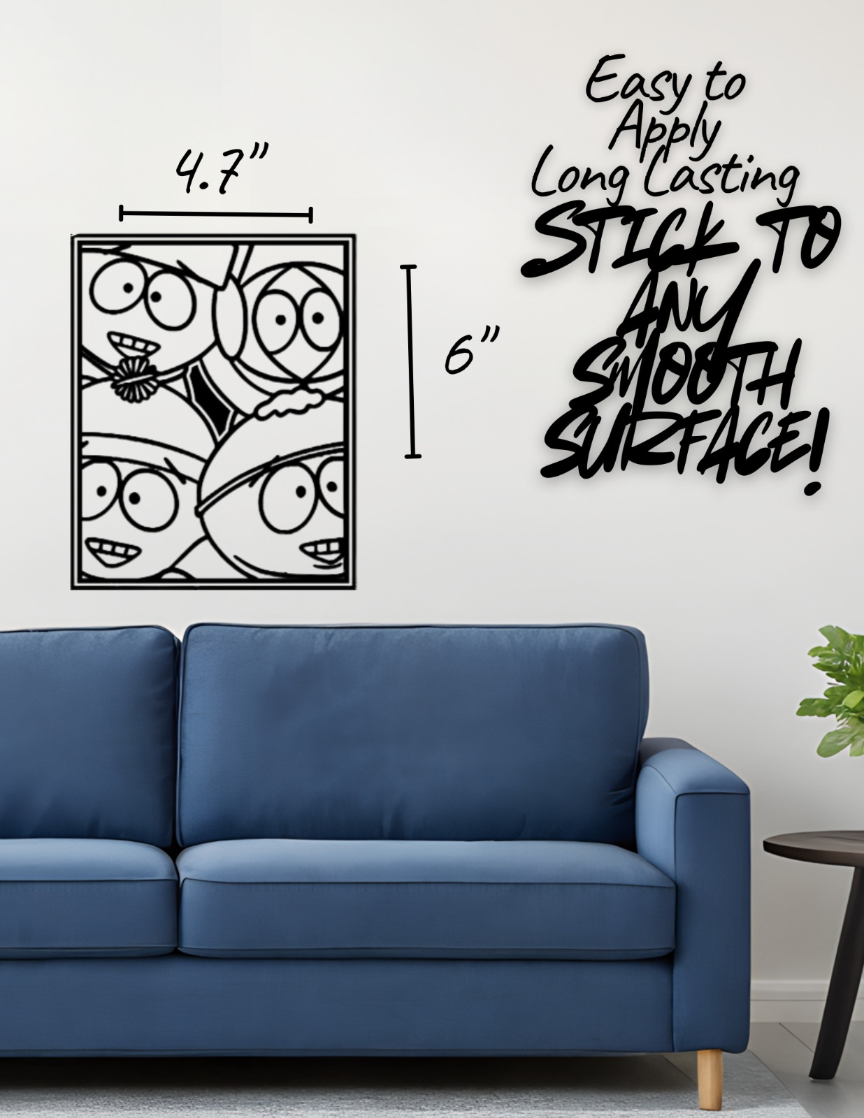 South Park Decal 4.7"x6"