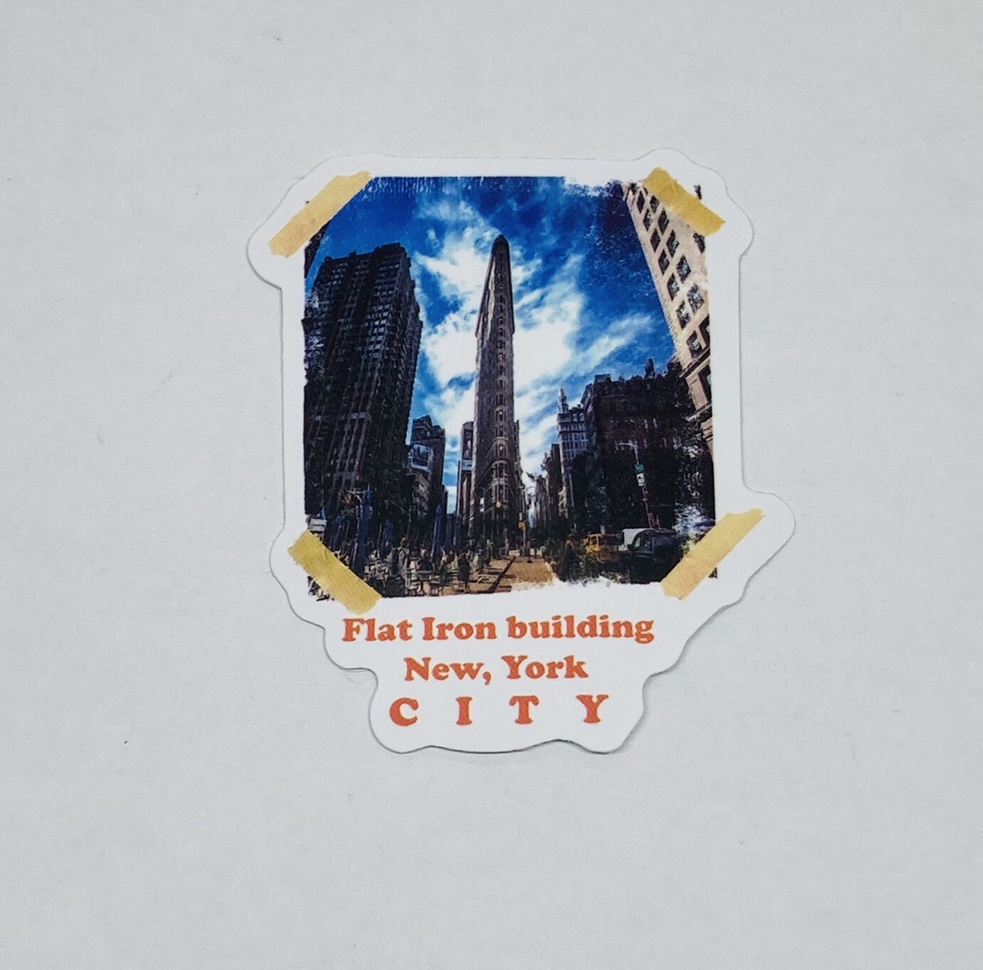 Flatiron Building Sticker Travel New York City Tour Art Decal Vinyl Souvenir Tc6