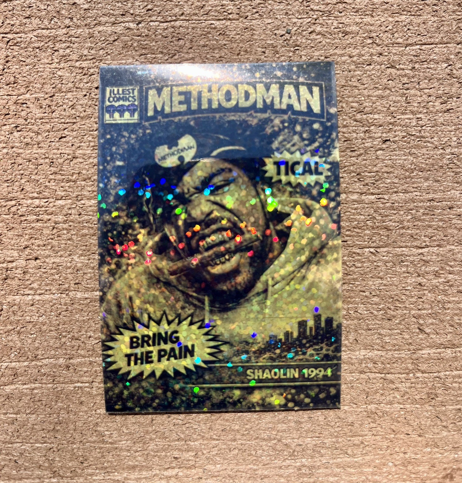 Method Man Wu-Tang Clan Sticker Glitter