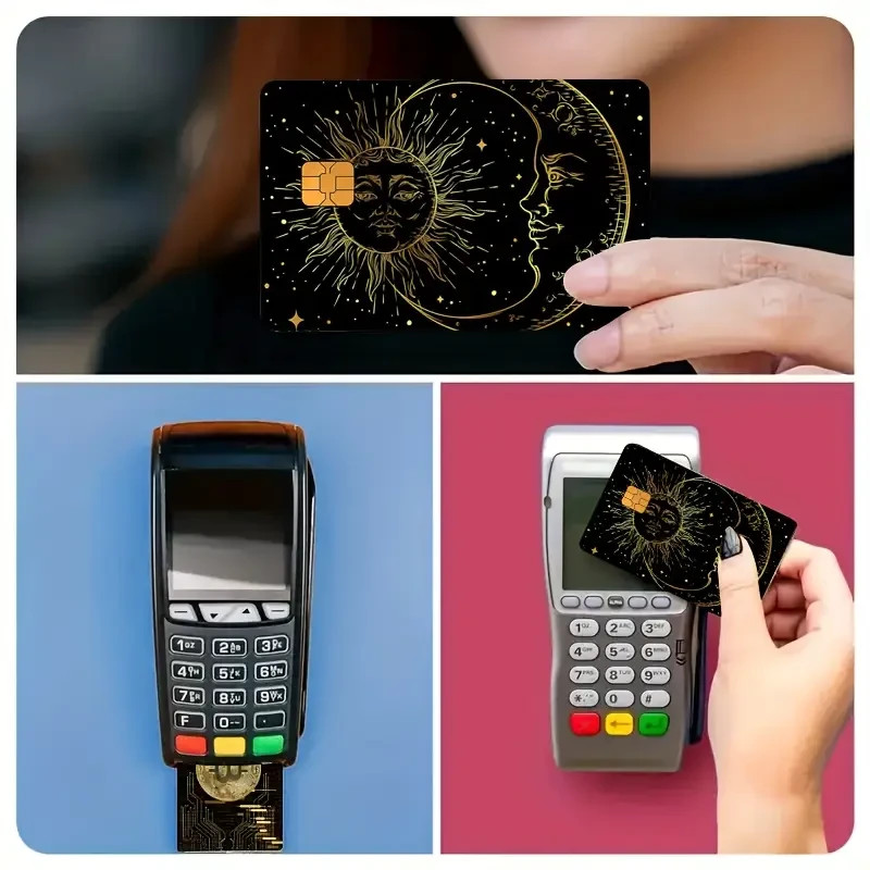 Sun & Moon Celestial Credit Debit Card Skin Sticker