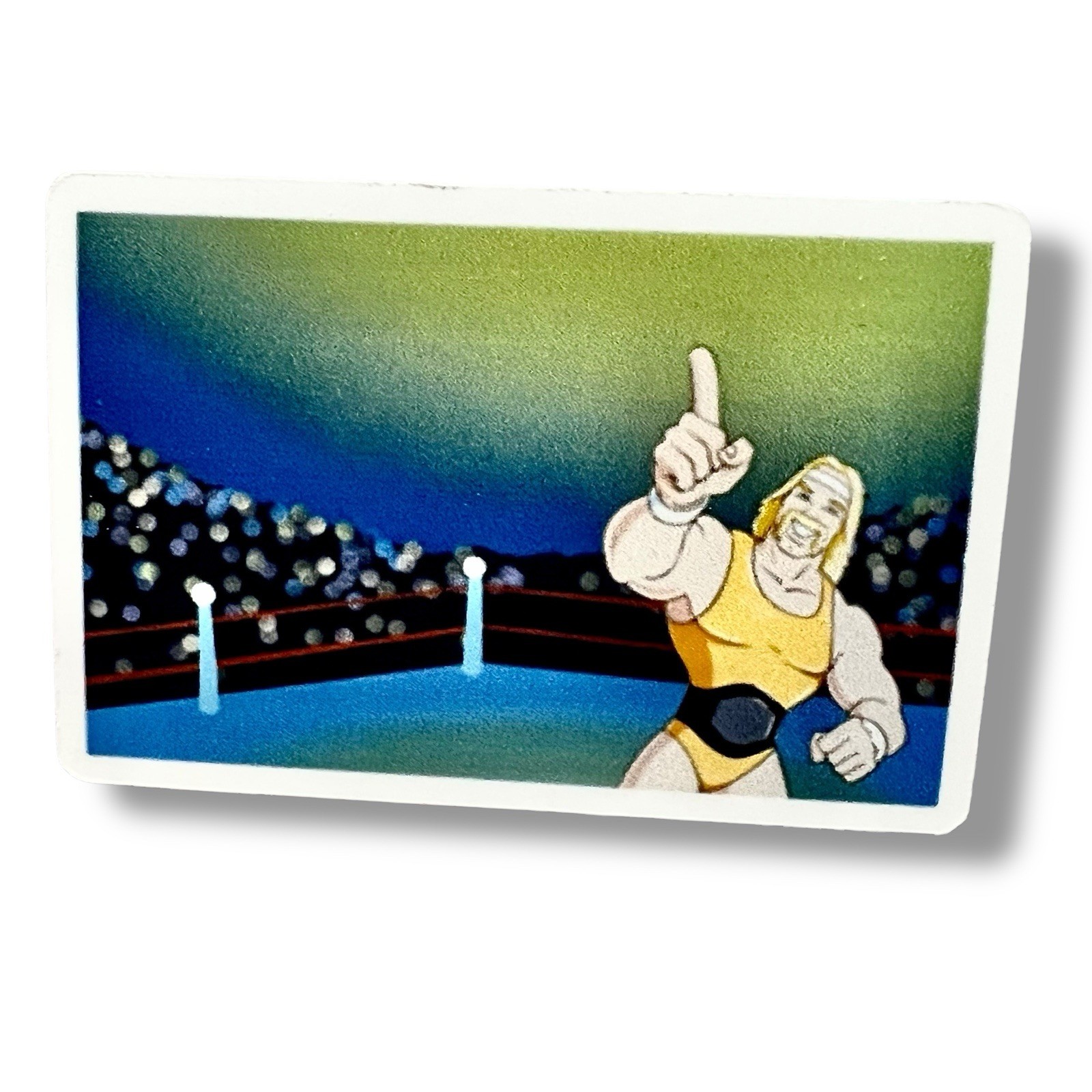 Hulk Hogan's Rock 'n' Wrestling Saturday Morning Cartoon Matte Sticker 5 pack