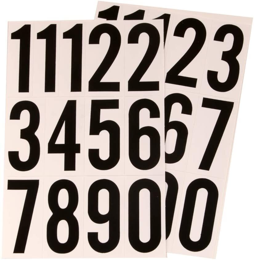 Hy-Ko Prod. MM-4N26 Boat Number Assortment (3" or 7,6 cm)
