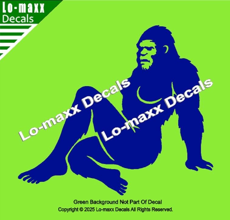 Sassy Squatch Bigfoot Vinyl Decal Funny Die Cut Sticker for Car Laptop Toolbox