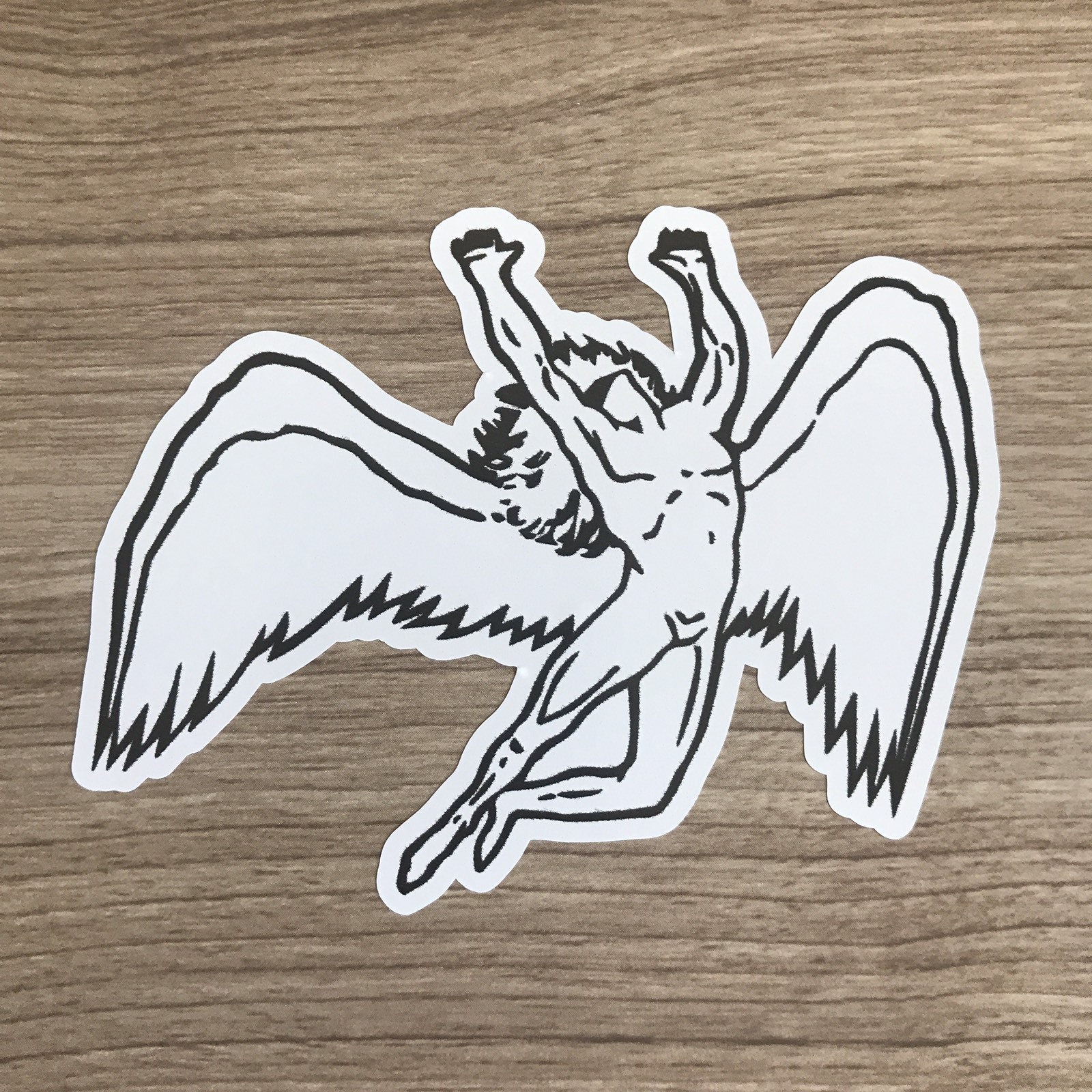 Led Zeppelin Angel 4" Wide Vinyl Sticker – BOGO