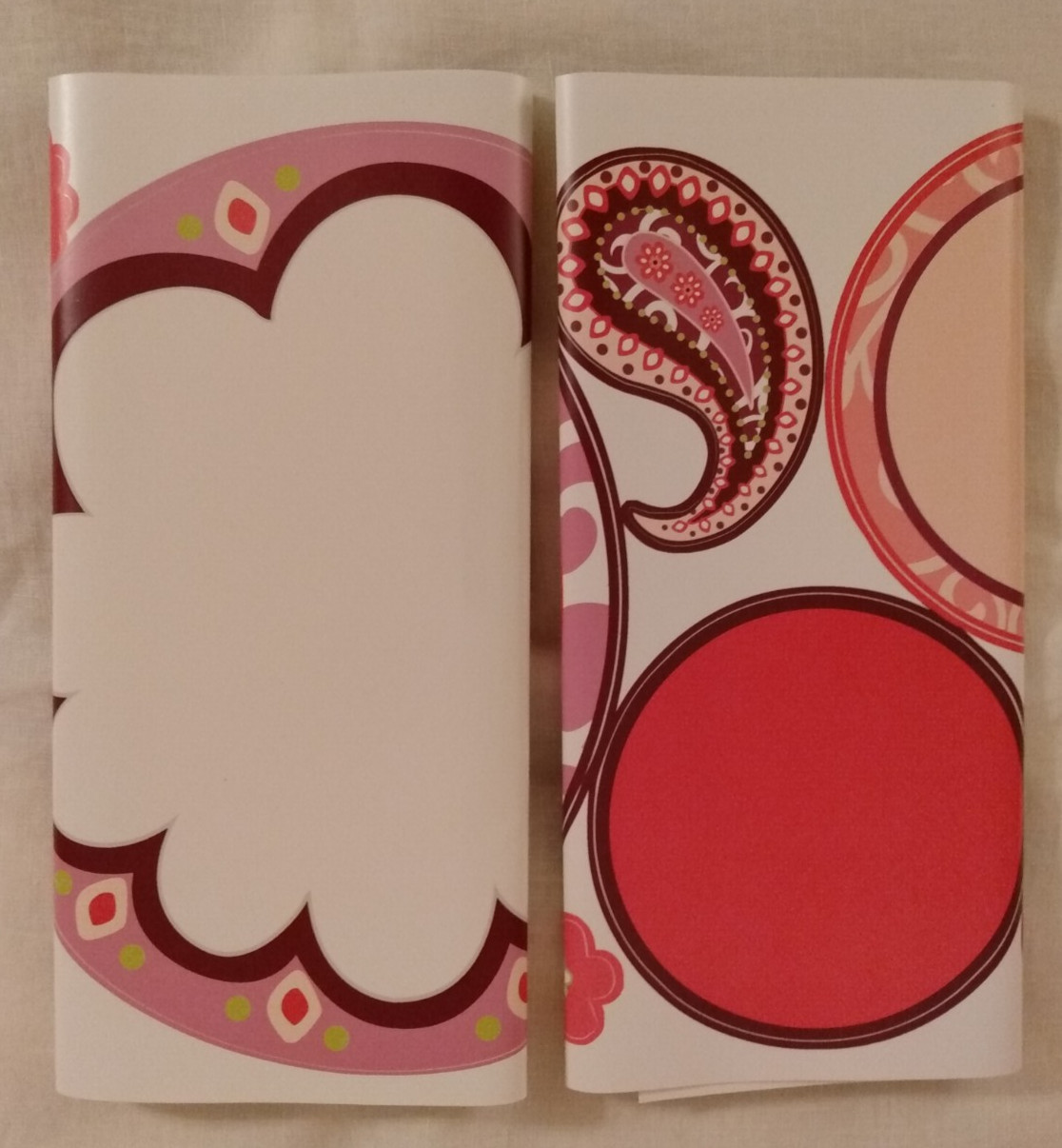 Hot Pink/Purple Vinyl Wall Stickers Decal Sheets Circles Pink Light Design 2011