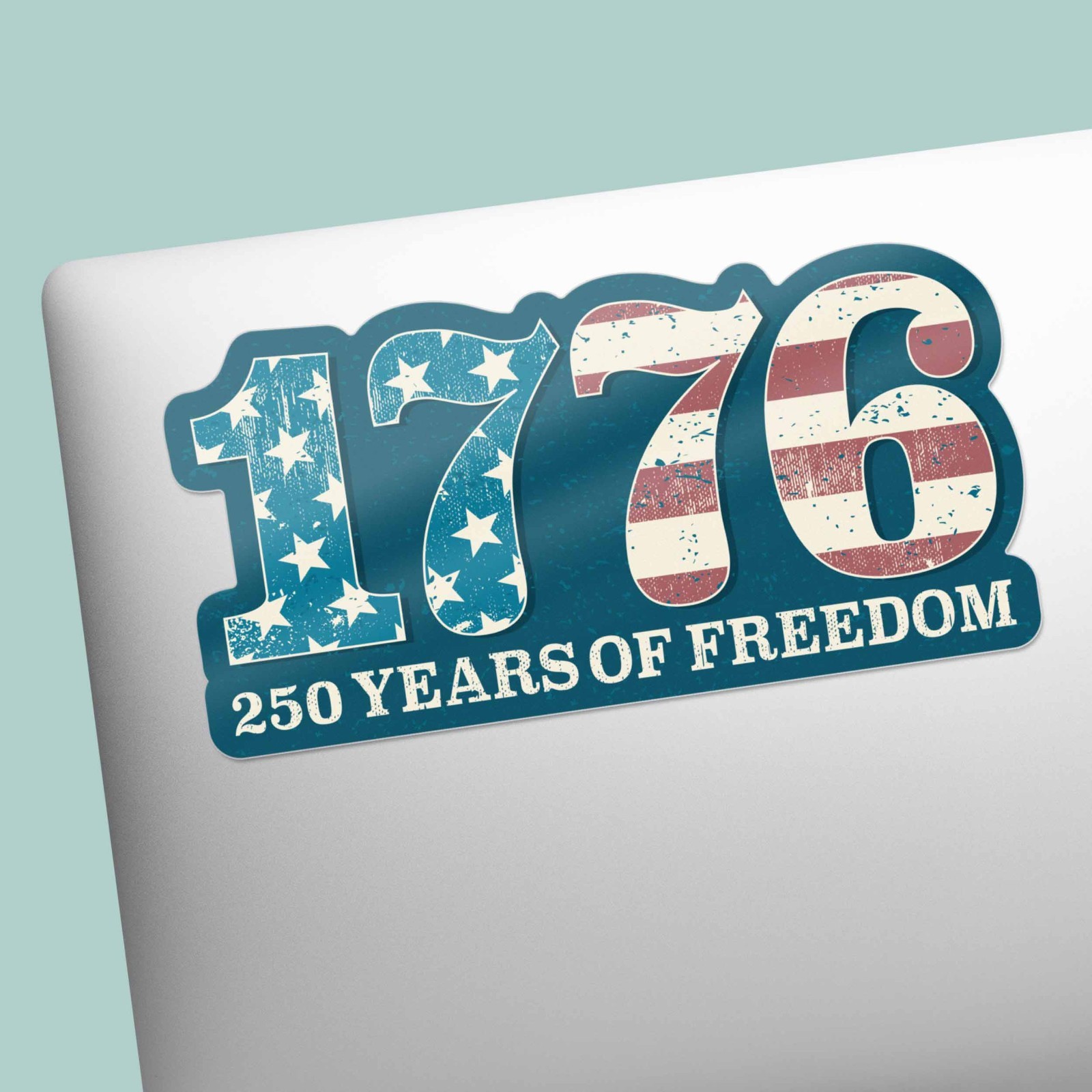 1776 America's 250th Anniversary Sticker – Cool 2026 Patriotic USA Decal