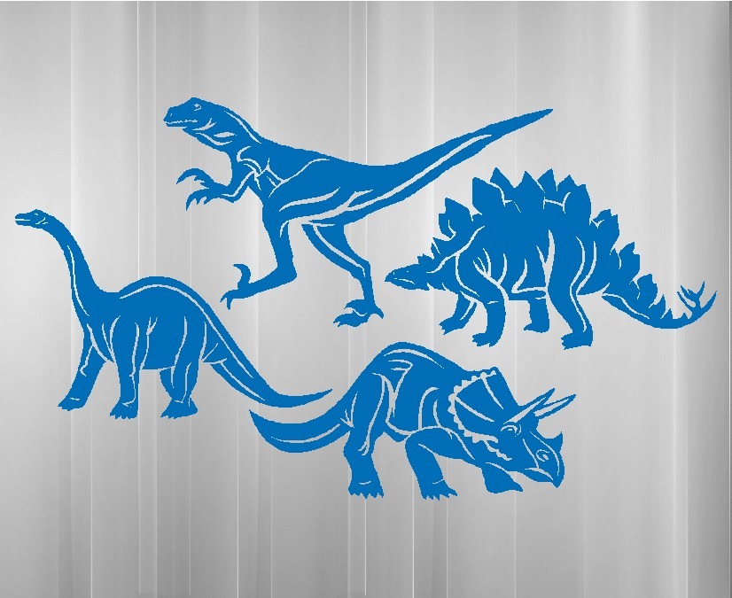 Dinosaur Vinyl Wall Art Kids Boys Home Bedroom Playroom Decorate Customize new