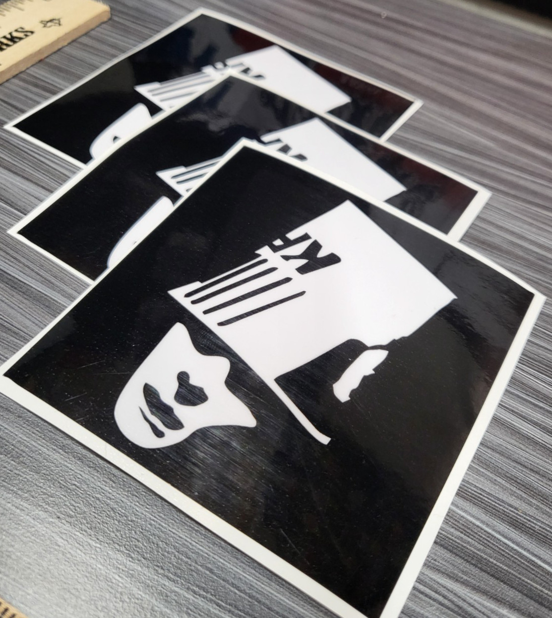 LAMINATED BUCKETHEAD PROGRESSIVE METAL BAND STICKER